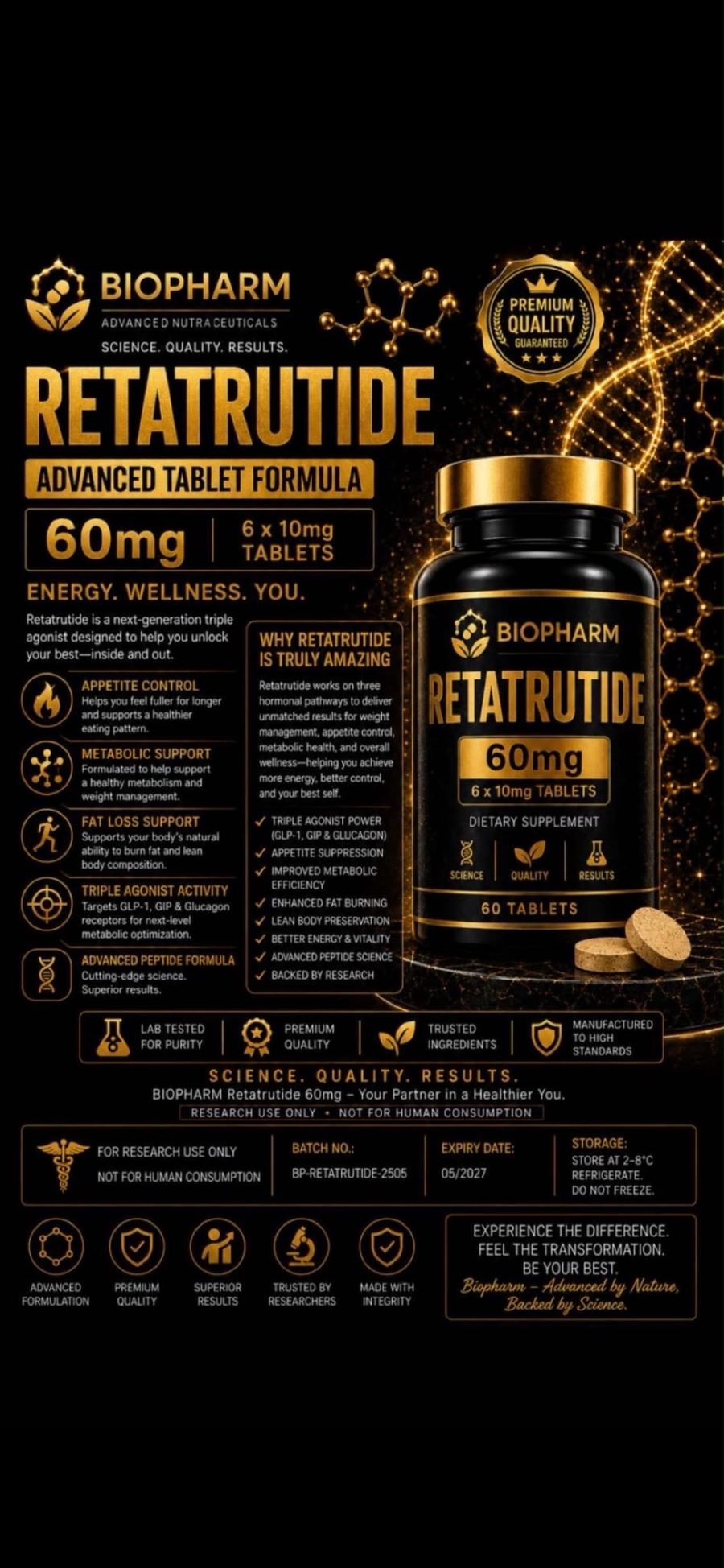Retatrutide Tablet